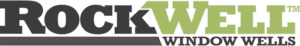 RockWell logo for basement window wells, emphasizing safety and compliance, relevant to egress window installation services by Basement Repair Specialists.