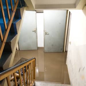 flooded basement