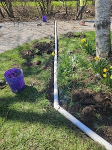 now, you might be wondering why spring is the perfect time to waterproof your basement, buried discharge