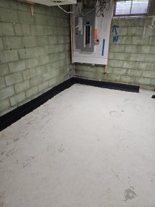 Professional basement waterproofing services by Basement Repair Specialists, preventing water damage in homes.